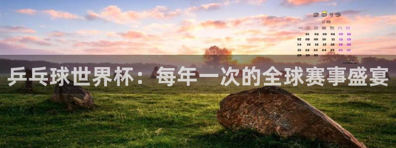 2026世界杯直播：乒乓球世界杯：每年一次的全球赛事盛宴