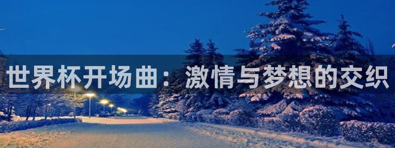 世界杯视频：世界杯开场曲：激情与梦想的交织